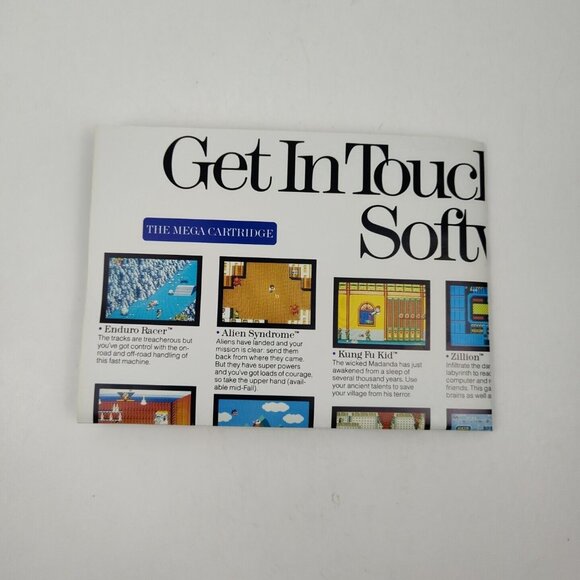 "Take Hold Of The Sega Adventure" Sega Master System SMS 1987 Promo Poster - Picture 8 of 9